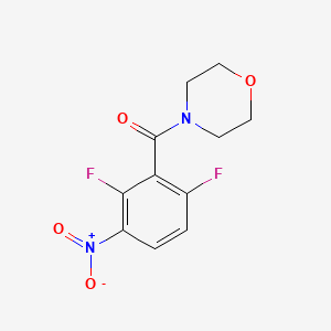 (2,6-Difluoro-3-nitrophenyl)(morpholino)methanone