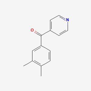 (3,4-Dimethylphenyl)(pyridin-4-yl)methanone