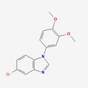 5-Bromo-1-(3,4-dimethoxyphenyl)-1H-benzo[d]imidazole