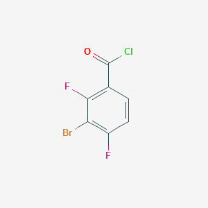 molecular formula C7H2BrClF2O B2638269 3-Bromo-2,4-difluorobenzoyl chloride CAS No. 1507667-28-8
