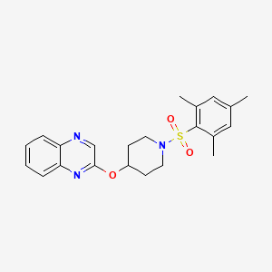 2-((1-(Mesitylsulfonyl)piperidin-4-yl)oxy)quinoxaline