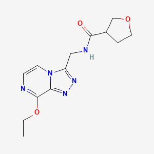 N-((8-ethoxy-[1,2,4]triazolo[4,3-a]pyrazin-3-yl)methyl)tetrahydrofuran-3-carboxamide