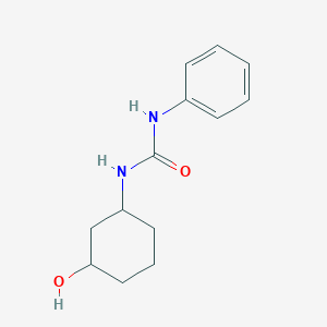 molecular formula C13H18N2O2 B2638285 1-(3-羟基环己基)-3-苯基脲 CAS No. 101265-14-9
