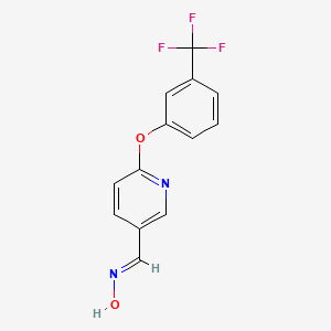 6-[3-(Trifluoromethyl)phenoxy]nicotinaldehyde oxime
