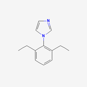 molecular formula C13H16N2 B2638306 1-(2,6-diethylphenyl)-1H-imidazole CAS No. 25364-42-5