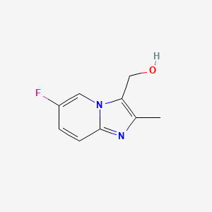 (6-Fluoro-2-methylimidazo[1,2-A]pyridin-3-YL)methanol
