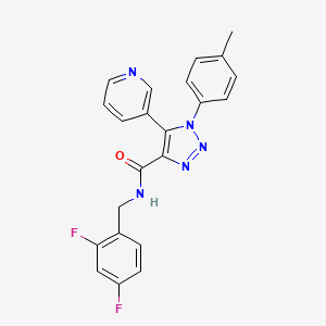 N-(2,4-difluorobenzyl)-5-(pyridin-3-yl)-1-(p-tolyl)-1H-1,2,3-triazole-4-carboxamide