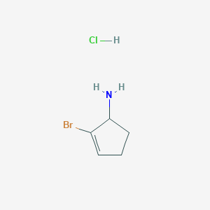 2-Bromocyclopent-2-en-1-amine;hydrochloride