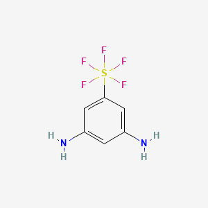1-Pentafluorosulfanyl-3,5-diaminobenzene