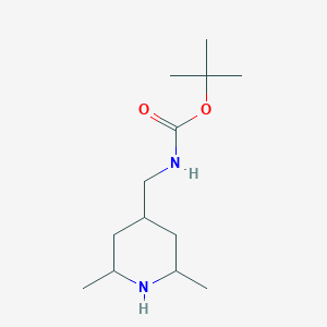 tert-butyl N-[(2,6-dimethylpiperidin-4-yl)methyl]carbamate