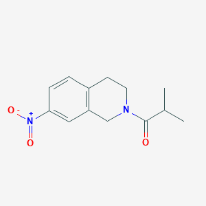 2-methyl-1-(7-nitro-3,4-dihydroisoquinolin-2(1H)-yl)propan-1-one