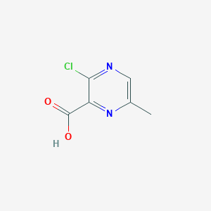 molecular formula C6H5ClN2O2 B2638397 3-Chloro-6-methylpyrazine-2-carboxylic acid CAS No. 1384678-93-6