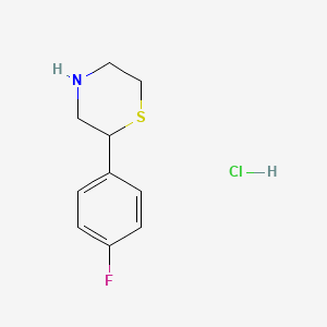 2-(4-Fluorophenyl)thiomorpholine hydrochloride