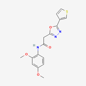 Methyl 2-[4-(2-chlorophenyl)piperazin-1-yl]-3-(4-methylphenyl)-4-oxo-3,4-dihydroquinazoline-7-carboxylate