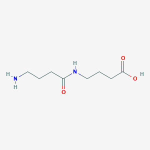 4-(4-Aminobutanoylamino)butanoic acid