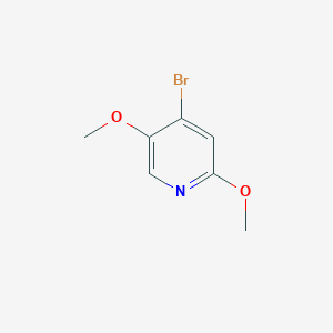 molecular formula C7H8BrNO2 B2638541 4-Bromo-2,5-dimethoxypyridine CAS No. 1402666-95-8