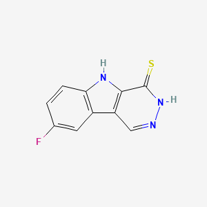 8-fluoro-5H-pyridazino[4,5-b]indole-4-thiol