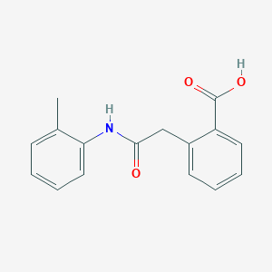 2-{2-[(2-Methylphenyl)amino]-2-oxoethyl}benzoic acid