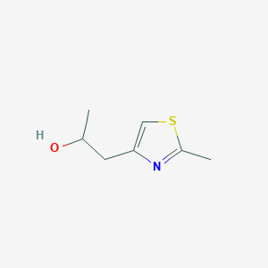 molecular formula C7H11NOS B2638570 1-(2-Methyl-1,3-thiazol-4-yl)propan-2-ol CAS No. 1339575-24-4