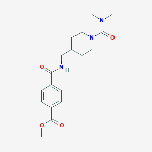 Methyl 4-({[1-(dimethylcarbamoyl)piperidin-4-yl]methyl}carbamoyl)benzoate