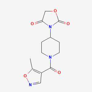 3-(1-(5-Methylisoxazole-4-carbonyl)piperidin-4-yl)oxazolidine-2,4-dione