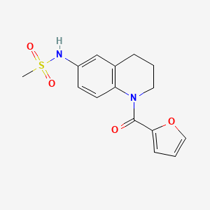N-[1-(furan-2-carbonyl)-3,4-dihydro-2H-quinolin-6-yl]methanesulfonamide