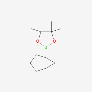 molecular formula C12H21BO2 B2638691 2-(1-Bicyclo[3.1.0]hexanyl)-4,4,5,5-tetramethyl-1,3,2-dioxaborolane CAS No. 2589755-92-8