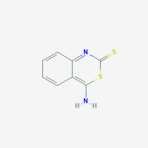 molecular formula C8H6N2S2 B2638715 4-imino-4H-3,1-benzothiazine-2-thiol CAS No. 793716-07-1