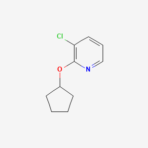 B2638717 3-Chloro-2-(cyclopentyloxy)pyridine CAS No. 1289193-56-1
