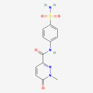 1-methyl-6-oxo-N-(4-sulfamoylphenyl)-1,6-dihydropyridazine-3-carboxamide