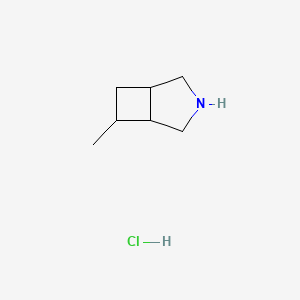 6-Methyl-3-azabicyclo[3.2.0]heptane;hydrochloride