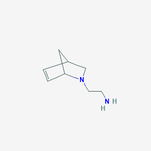 molecular formula C8H14N2 B2638786 2-Azabicyclo[2.2.1]hept-5-ene-2-ethanamine CAS No. 933750-04-0
