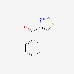 molecular formula C10H7NOS B2638802 4-苯甲酰-1,3-噻唑 CAS No. 128979-10-2