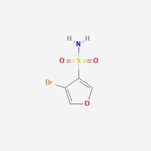 molecular formula C4H4BrNO3S B2638829 4-Bromofuran-3-sulfonamide CAS No. 2378506-59-1