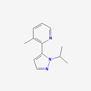 2-(2-Isopropylpyrazol-3-YL)-3-methylpyridine