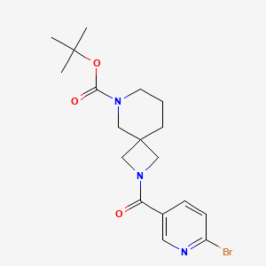 Tert-butyl 2-(6-bromopyridine-3-carbonyl)-2,8-diazaspiro[3.5]nonane-8-carboxylate