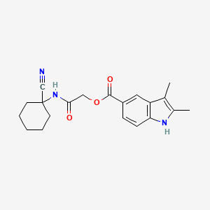 [(1-cyanocyclohexyl)carbamoyl]methyl 2,3-dimethyl-1H-indole-5-carboxylate