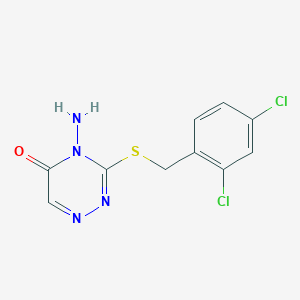 4-amino-3-((2,4-dichlorobenzyl)thio)-1,2,4-triazin-5(4H)-one