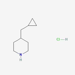 molecular formula C9H18ClN B2638966 4-(Cyclopropylmethyl)piperidine hydrochloride CAS No. 1809353-69-2