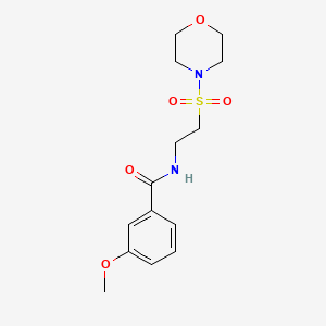 3-methoxy-N-(2-(morpholinosulfonyl)ethyl)benzamide