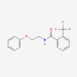 molecular formula C16H14F3NO2 B2638976 N-(2-phenoxyethyl)-2-(trifluoromethyl)benzamide CAS No. 425609-92-3
