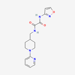 N1-(isoxazol-3-yl)-N2-((1-(pyridin-2-yl)piperidin-4-yl)methyl)oxalamide