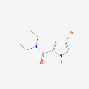 4-bromo-N,N-diethyl-1H-pyrrole-2-carboxamide