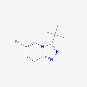 molecular formula C10H12BrN3 B2639010 6-Bromo-3-tert-butyl-[1,2,4]triazolo[4,3-a]pyridine CAS No. 876372-87-1