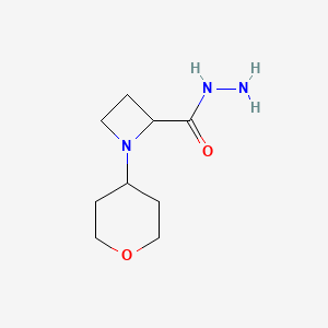 1-(Oxan-4-yl)azetidine-2-carbohydrazide