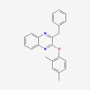 2-Benzyl-3-(2,4-dimethylphenoxy)quinoxaline
