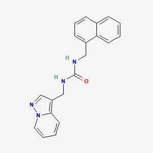 1-(Naphthalen-1-ylmethyl)-3-(pyrazolo[1,5-a]pyridin-3-ylmethyl)urea