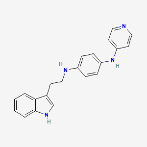 molecular formula C21H22Cl2N4 B2639068 Serdemetan CAS No. 881202-16-0