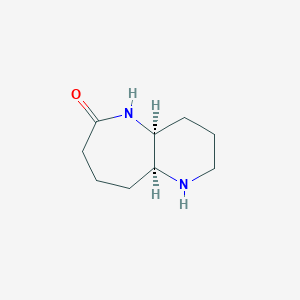 (4As,9aS)-1,2,3,4,4a,5,7,8,9,9a-decahydropyrido[3,2-b]azepin-6-one