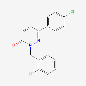 6-(4-chlorophenyl)-2-[(2-chlorophenyl)methyl]-2,3-dihydropyridazin-3-one